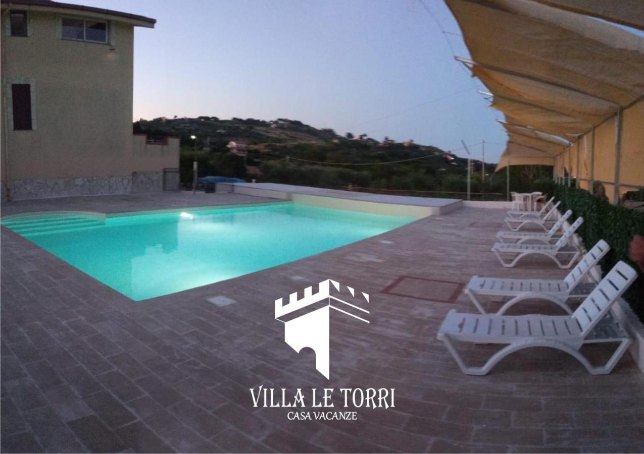 Villa Le Torri Racalmuto Bagian luar foto